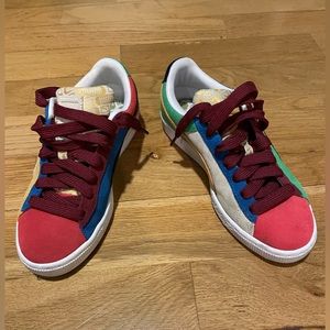Colorful Puma sneakers